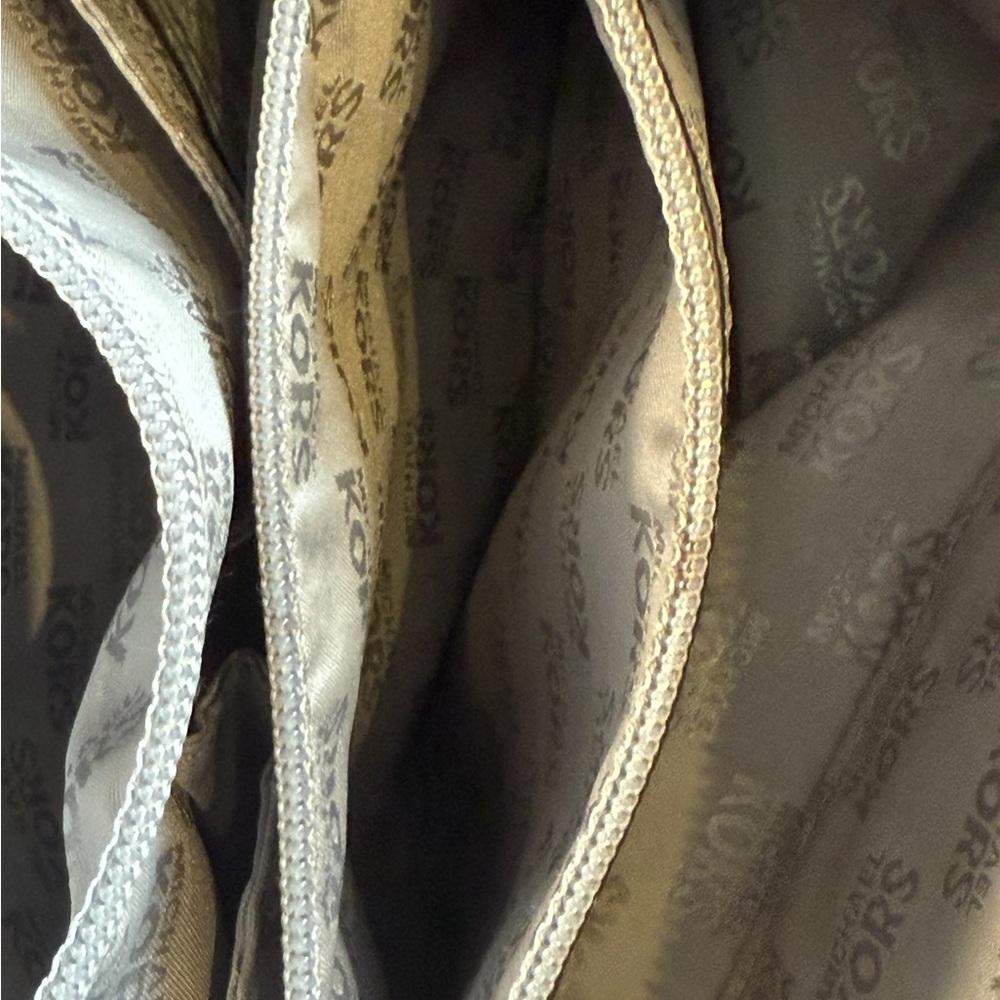 Michael Kors Taupe Leather Shoulder Bag - Picture 9 of 11